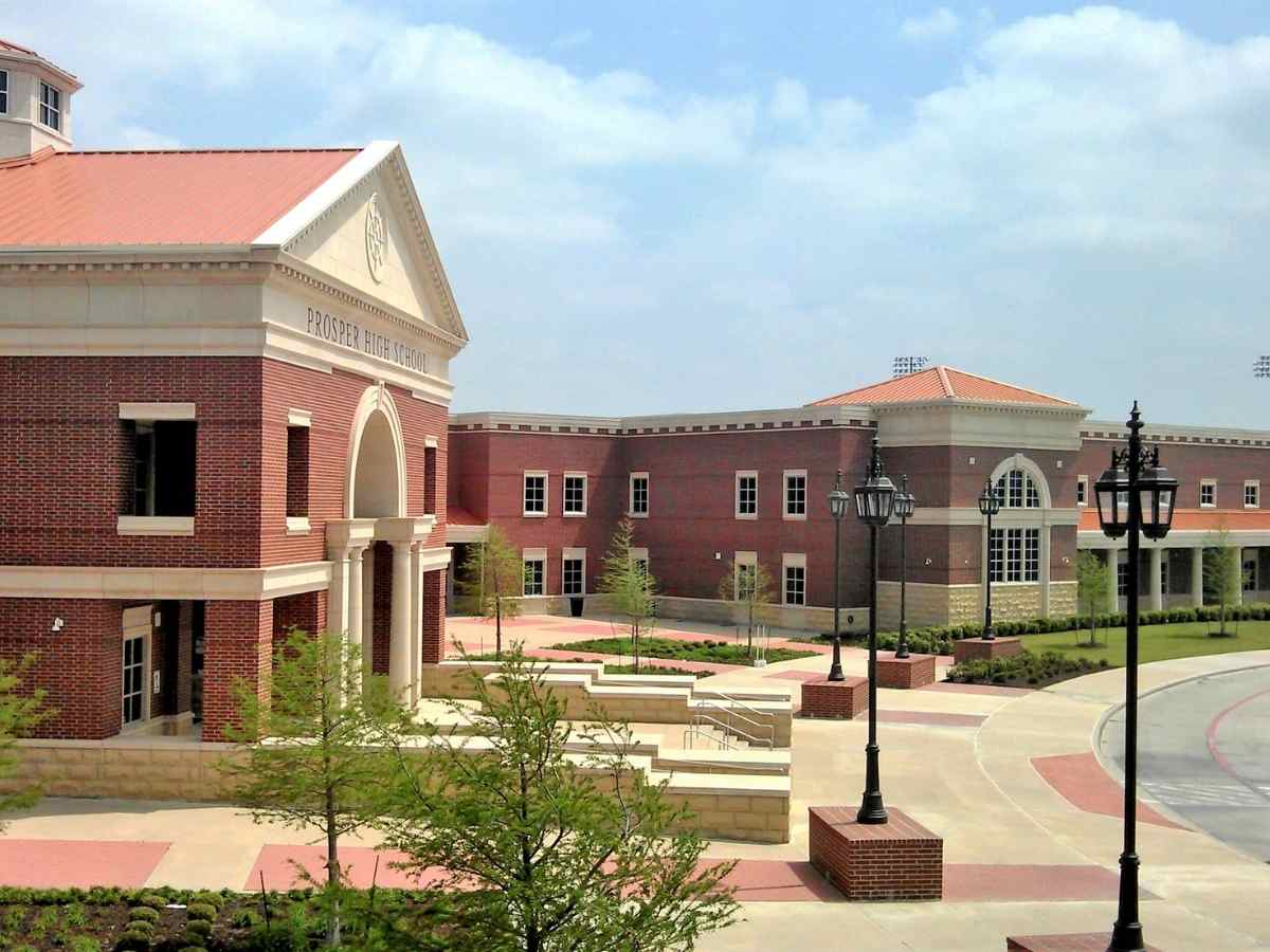 Prosper High School for article Prosper Texas for newcomers moving to DFW or moving within Dallas-Fort Worth area.