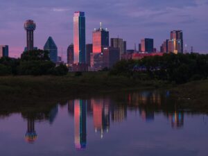 Dallas Texas at sun rise; How to move to Dallas from New York City