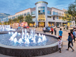 families walking at Legacy West Shopping, Visit Plano